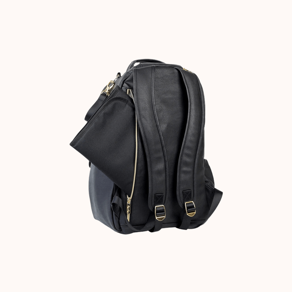 black leather jetsetter backpack Ubbi Steel Diaper Pail, Gold