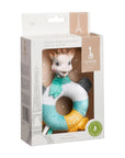 Sophie la girafe Shake & Chew Rattle in a white box