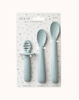 Ali+Oli (3 - Pc) Multi Stage Spoon Set (Blue) 6m+ - Minnie Little Things