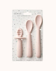 Ali+Oli (3 - pc) Multi Stage Spoon Set for Baby (Blush) 6m+ - Minnie Little Things