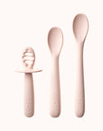 Ali+Oli (3 - pc) Multi Stage Spoon Set for Baby (Blush) 6m+ - Minnie Little Things