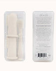 Ali+Oli Baby Finger Toothbrush with Tongue Cleaner in a transparent case