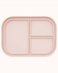 Versatile four-compartment tray in blush for meal prepping