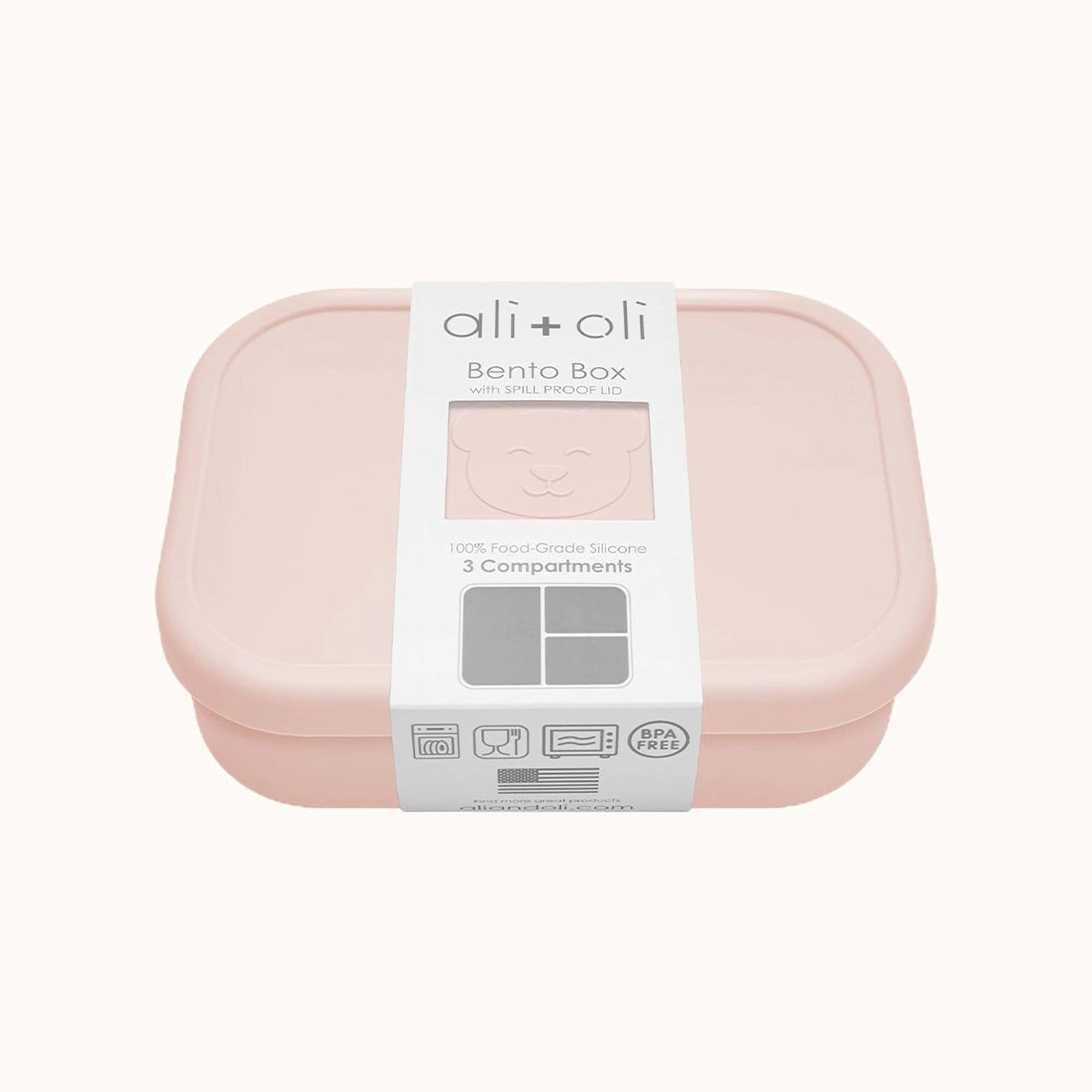 Ali+Oli Blush Silicone Food Container for meals on-the-go