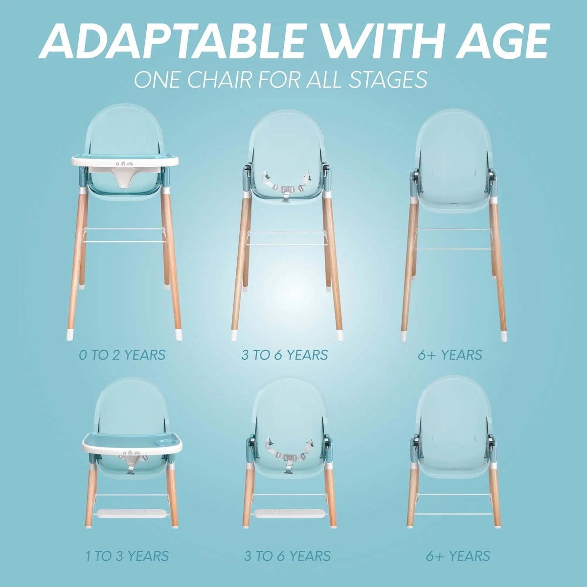 6 Inch Mini Chair Children of Design 6 in 1 High Chair – Minnie Little Things