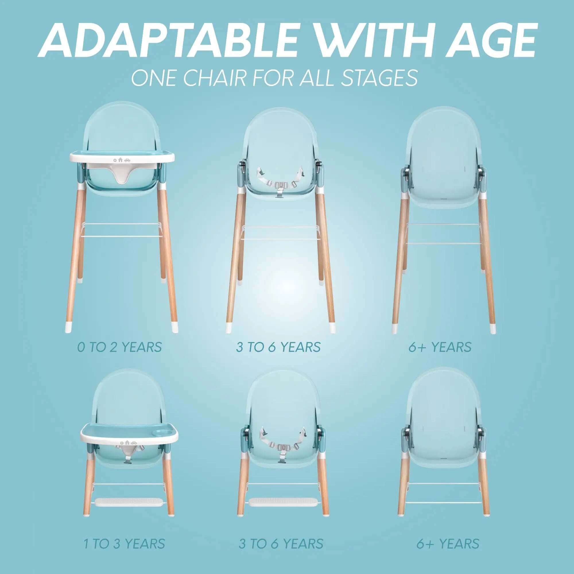 Children of Design 6 in 1 High Chair - Minnie Little Things