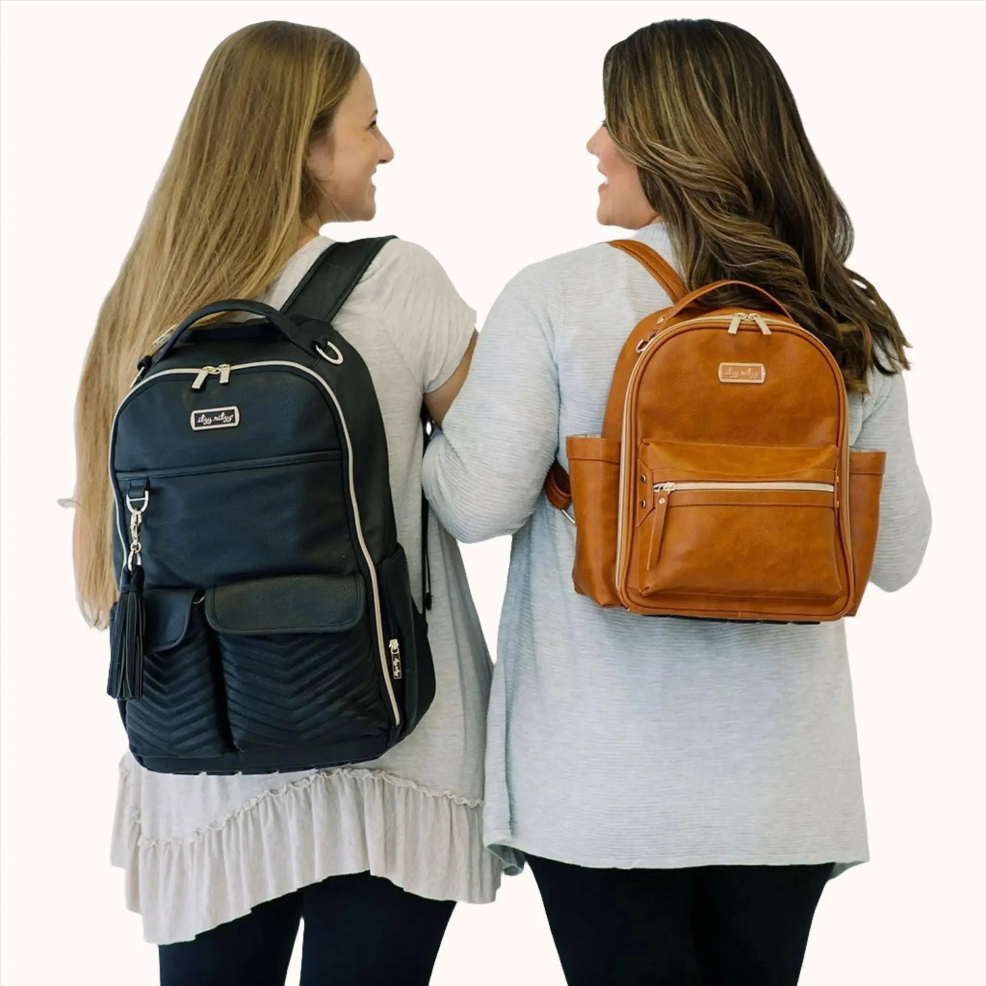 Itzy Ritzy Mini Diaper Bag Backpack Cognac