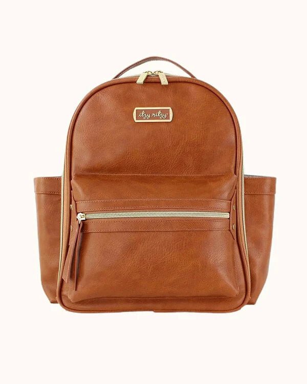 Cognac Itzy Mini Diaper Bag Backpack - Minnie Little Things
