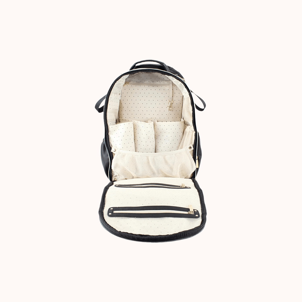 jetsetter convertible backpack mini Ubbi Steel Diaper Pail, Gold