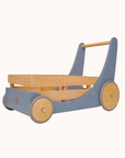 Slate Blue Kinderfeets Cargo Walker with wooden details