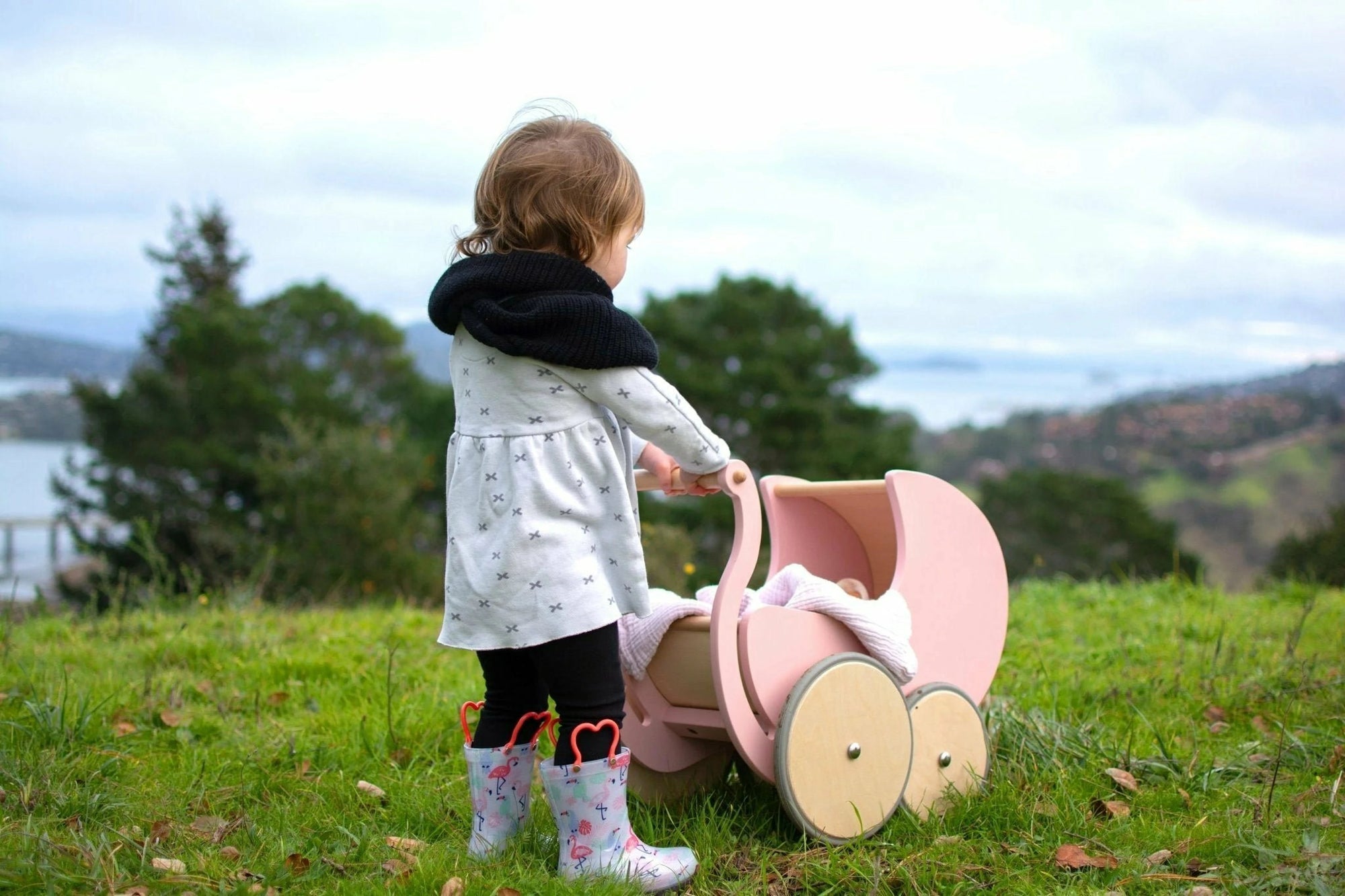 Kinderfeets Pram 2 in 1 Walker Rose - Minnie Little Things