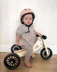 Kinderfeets Tiny Tot 2 - in - 1 Wooden Balance Bike Cream - Minnie Little Things