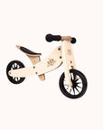 Kinderfeets Tiny Tot 2 - in - 1 Wooden Balance Bike Cream - Minnie Little Things