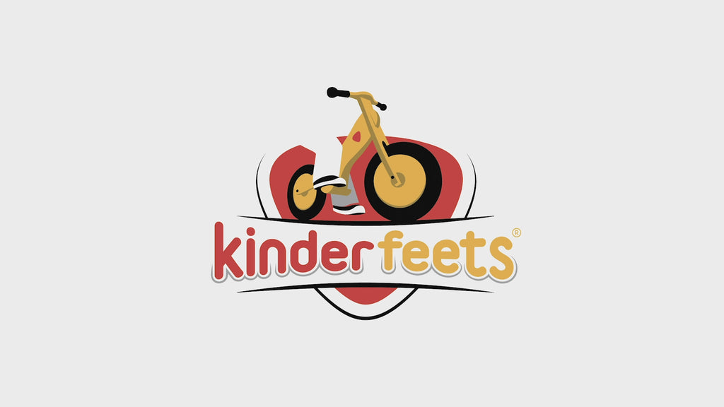 Video of toddlers riding Kinderfeets Tiny Tot Plus balance bikes