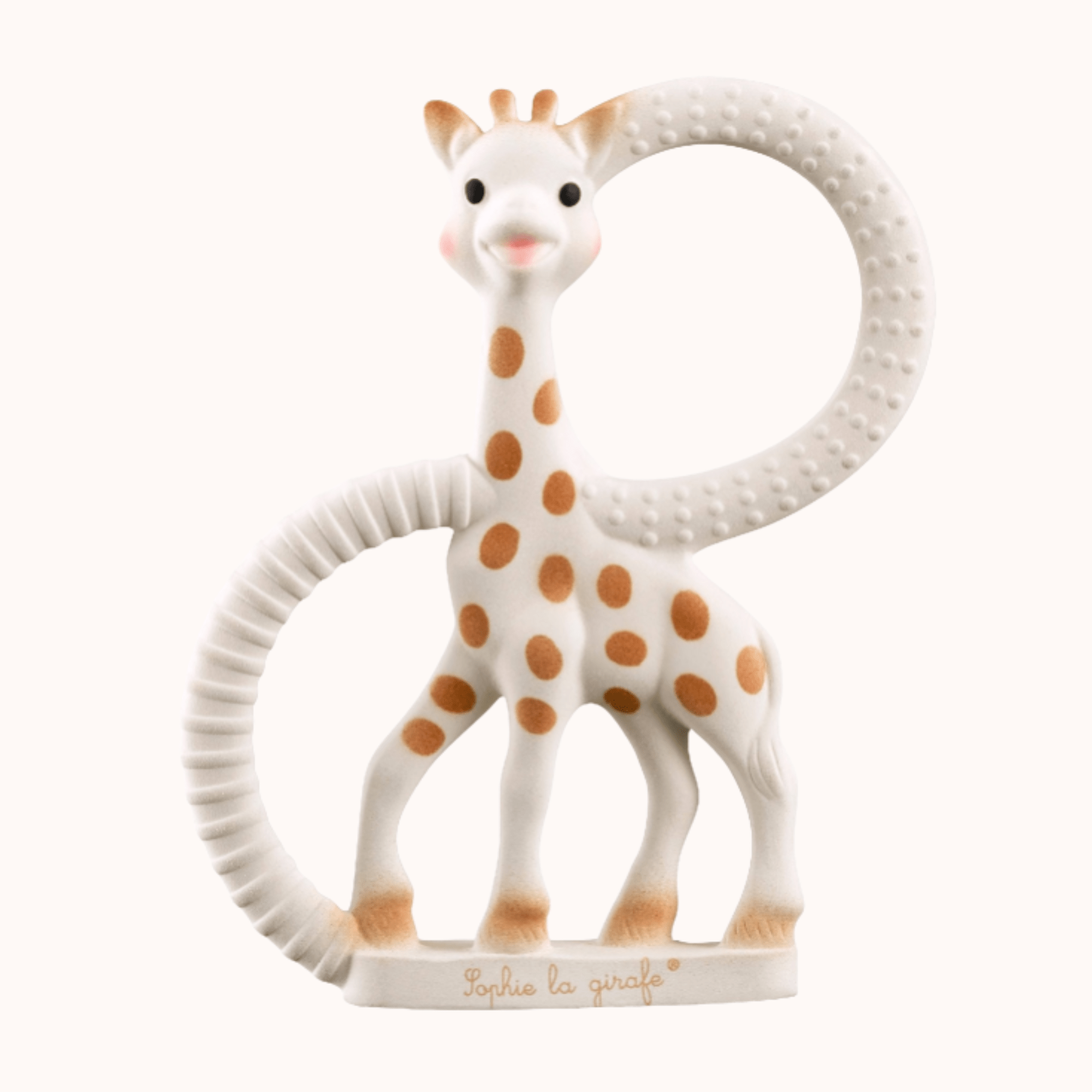 Sophie La Girafe Teething Ring – Natural Rubber Baby Teether - Minnie Little Things