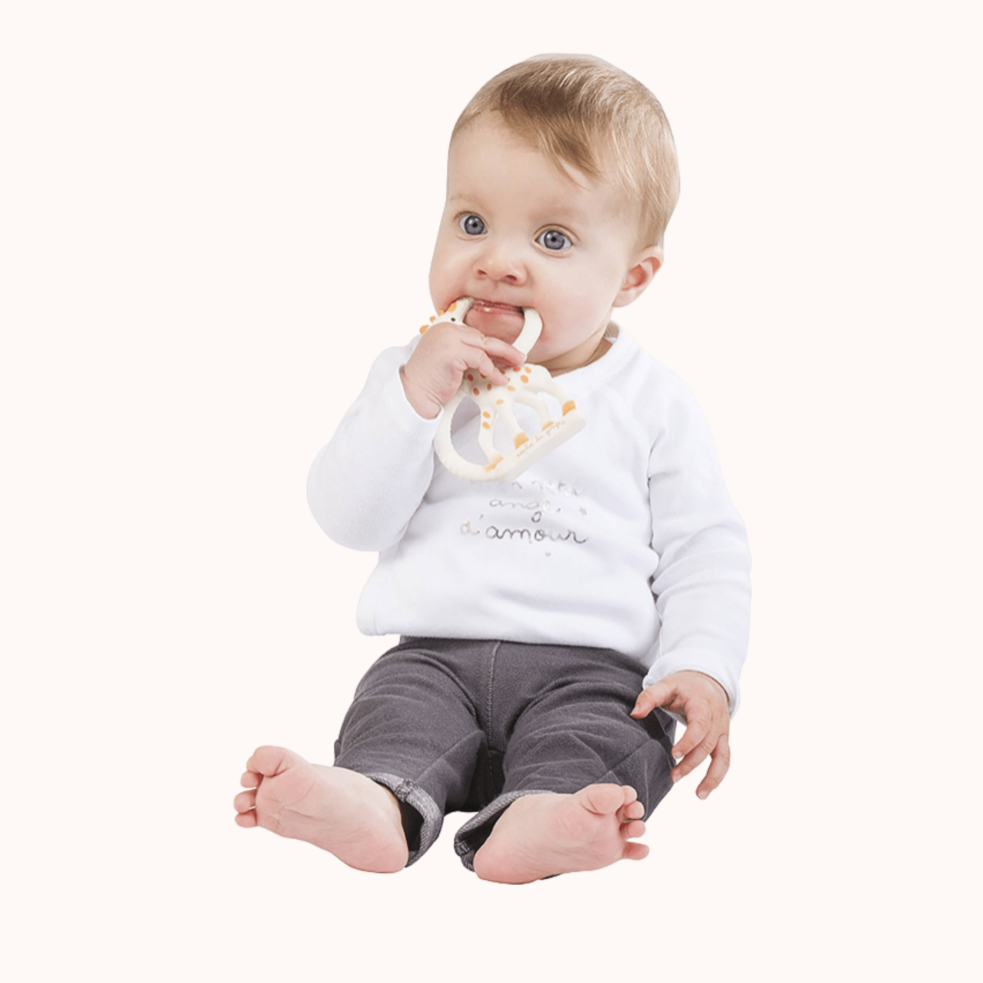 Sophie La Girafe Teething Ring – Natural Rubber Baby Teether - Minnie Little Things