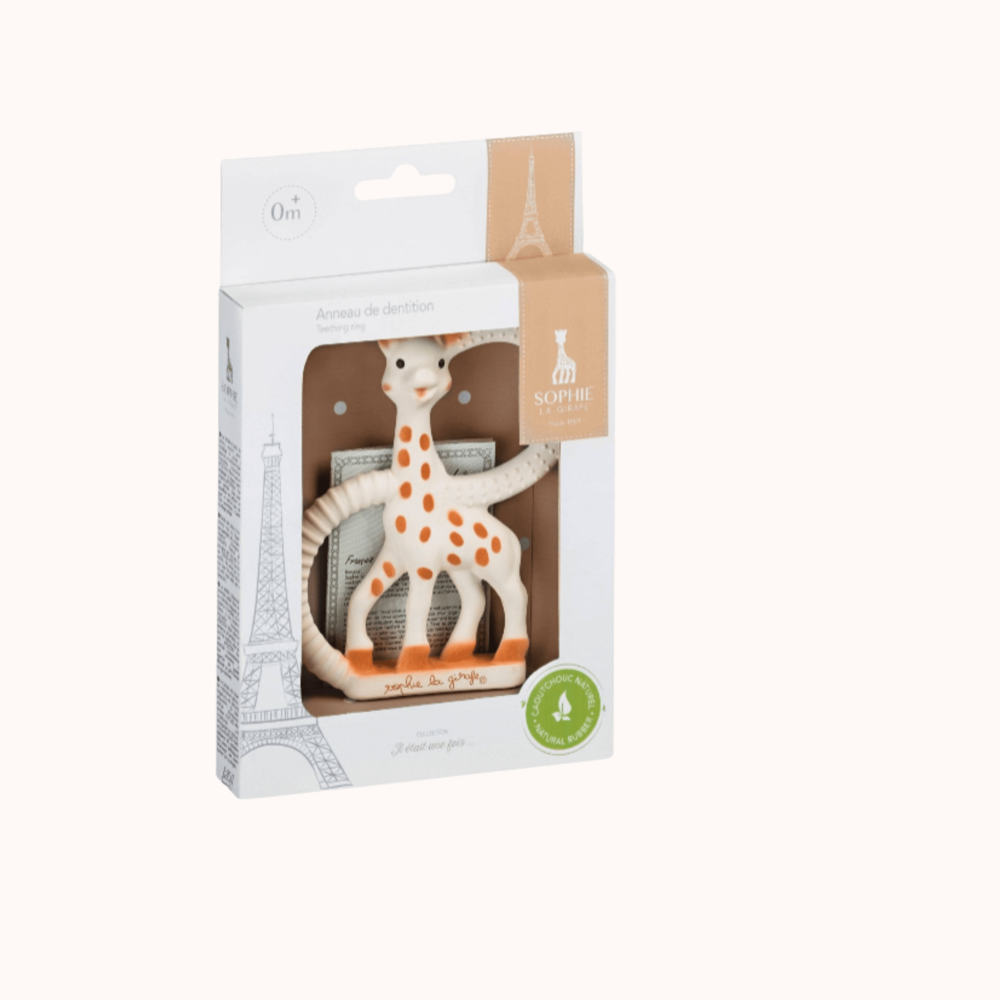 Sophie La Girafe Teething Ring – Natural Rubber Baby Teether - Minnie Little Things